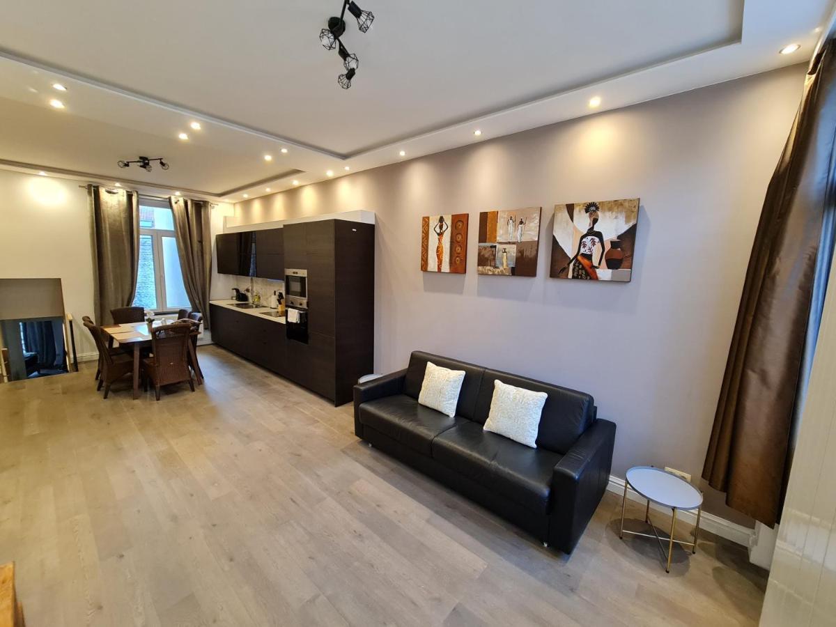 Modern Apartment At European Quarter Брюссель Экстерьер фото